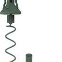 [Christmas Tree Topper Holder] - Twist-on Holiday Universal Tree Topper Stabilizer Fits Most Base Types- Metal Green Support Rod with Adjustable attachments to stabilize Seasonal Treetop Ornaments