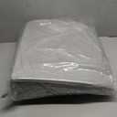 TANYOO Back Support Pillow for Recliner Soft Dual Layer Lumbar Support Pillow with Shredded Memory Foam Ergonomic Orthopedic Couch Lumbar Cushions for Elderly Lower Back Pain Relief Light Grey