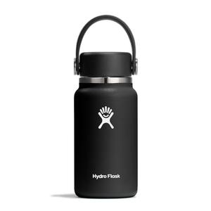 Hydro Flask Micro Bottle - Leak Proof Purse or Pocket Flask - Insulated Mini Water Bottle 6.7 Oz Black