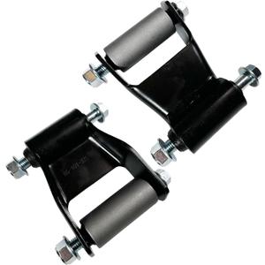 722-004 Rear Leaf Spring Shackles Bracket Kit Compatible with 19801997 Ford F-150/F-250/F-350 Bronco & 19752022 Ford E-150/E-250/E-350/E-450/E-550 Vans