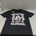 Cathalem Girls' Short Graphic T-Shirt Short Sleeve Baseball Tee Tops, Black S