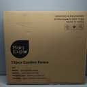 Mars Explo 10 Panels No Dig Decorative Outdoor Garden Fence, 32 in(H) X 23.6 ft(L) Animal Barrier Fencing, Rustproof Portable Fence, Temporary Dog Fence Outdoor for Yard, Outside, Backyard, Patio