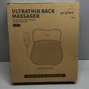 Back Massager, Rolling Up and Down Back Massager with Heat, Back Massage 4D Kneading for Pain Relief Deep Tissue, Ultrathin Shoulder Massager Gift for Women Men Parents Christmas (Black)