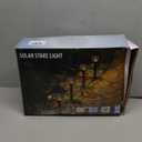 10 Pack Solar Pathway Lights Outdoor- Bright Solar Powered Garden Light with 3000K Warm LED, Auto On/Off Waterproof Path Lights Decorative, Landscape Lighting for Yard Patio Walkway Driveway