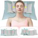 Anti Aging Pillow Beauty Anti Wrinkle for Face Sleeping Neck Stabilizer Back Sleep Trainer Post Face Surgery for Women Wrinkle Prevention Pillow Head Support Positioning Neck Upright Training