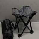 Wind Tour Portable Folding Camping Stool Outdoor Camping Lightweight Samll Chair for Fishing Hiking Gardening and Beach with Carry Bag (Grey2)