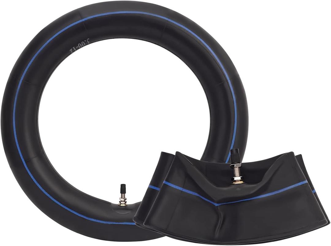 2.75/3.00-12 275/300-12 Inner Tube 275-12 300-12 TR4 Valve Stem Straight Inner Tire Fit for Dirt Bike Street,Off-Road Applications,for Honda XR50 XR70 CRF50 CRF70 CRF110 for Suzuki DRZ110 DS80 RM60
