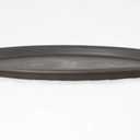 Oval Plastic Brown Humidity/Drip Tray for Bonsai Tree & House Indoor Plant - Outside Dimension 12.5"x 8.75"x 0.5"- (1023)