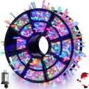 JMEXSUSS 168FT 600 LED Christmas Decor String Lights - 8 Modes Multicolor Christmas Lights Outdoor/Indoor Waterproof Plug-in Party Holiday Xmas Decorationsons