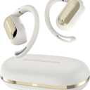 Monster Open Ear AC322, Bluetooth 5.4 Headset, 36H Battery Life, IPX5 Waterproof, Clear Communication, Ergonomic Design, Ear Angle Adjustable, Not Easy to Fall Off Wireless Bluetooth Headset.White