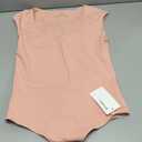 REORIA Butsmooth® Women's Trendy Sexy Casual V Neck Double Lined Sleeveless Slimming Going Out Tank Top Bodysuits, size Medium