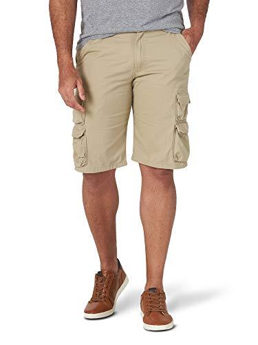 Wrangler Authentics Men's Big & Tall Premium Twill Cargo Short (Bennard), Camel, 44