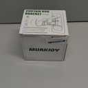 No Drill Double Curtain Rod Brackets, 6-Pack Black Self Adhesive Curtain Rod Holders Nail-free, Double Rods Hooks Hanger Supports 1 to 1.2'' Drapery Rods for Living Room Bedroom