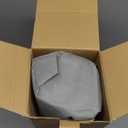 Under Desk Heater, Electric Foot Warmer for Office & Home, Quiet Portable Feet Warmer with Heated Floor Mat, Foot heater with Thermostat and Timer Indoor Use for Foot Leg Grey Cylindrical UEMUSI