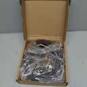 Hairui Lighted Garland Snow Flocked with Timer 6FT 48 LED Battery Operated Pre-lit Twig Vine Firepalce Mantle Table Winter Christmas Decoration Indoor Outdoor