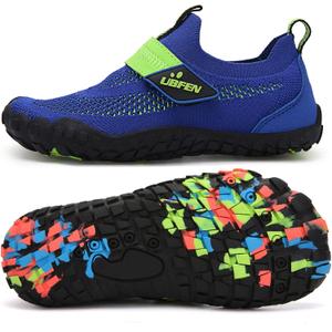 UBFEN Water Shoes for Kids Boys Girls Aqua Socks Barefoot Beach Sports Swim Pool Quick Dry Lightweight Toddler Little Big Kid