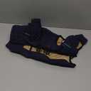 Lovelonglong Warm Dog Coat - Double Layers Vest, 4 Legs Covered Windproof Waterproof Reflective Outdoor Skating Costume for Small Medium Large Dogs, Navyblue Size Small