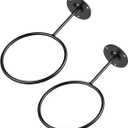 VANZACK Ball Storage Rack Wall-Mounted Ball Holders Ball Display Racks for Basketball Soccer Football Volleyball, 2 Pieces