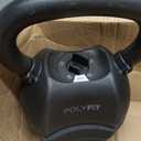 Polyfit Adjustable Kettlebell Set |  Kettlebell Weights for Home Gym (BLACK - 30 LB)