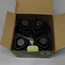 Fly Fans for Tables, Fly Fan Outdoor Indoor Keep Flies Away, Table Top Spinner with Holographic Blades, Flies Deterrent for Picnic, Restaurant, Party, Home, BBQ (4 Pack)