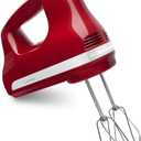 KitchenAid 5 Ultra Power Speed Hand Mixer - KHM512, Empire Red