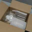 kitchentoolz 2 Pack – 32oz Salad Dressing Shaker Bottles – Tall Glass Salad Dressing Dispenser Containers with Tamper-Proof Lids for Marinades, Oils, and Sauces