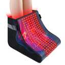 Red Light Therapy for Feet Device Near Infrared Light Therapy Boot 660nm/850nm Dual Wavelength LEDs 5 Modes Upgraded Wrap Foot Ankle Heel Plantar Joint Muscle Pain Relief & Recovery