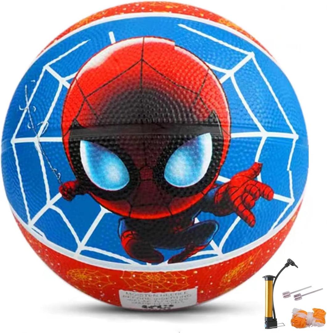 Kids Basketball Size 5 Youth Basketball 27.5" for Indoor Outdoor Play Games,Training Basketball for Beginner(Boys&Girls) (Red - Size 3 (22"))