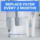Brita Standard Water Filter for Pitchers and Dispensers, BPA-Free, Reduces Copper, Cadmium and Mercury Impurities, Lasts Two Months or 40 Gallons, Includes 4 Filters for Pitchers