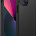 JETech Silicone Case for iPhone 13 mini 5.4-Inch, Silky-Soft Touch Full-Body Protective Phone Case, Shockproof Cover with Microfiber Lining (Black)