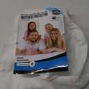 Utopia Bedding Waterproof Mattress Protector Twin Size, Premium 200 GSM Terry Mattress Cover, Soft & Breathable Bed Cover, Fitted Sheet Style with Stretchable Deep Pockets 15" (White)