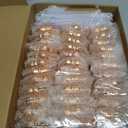 Woanger 36 Set Rose Compact Mirrors Bulk for Quinceanera, Sweet 16, Wedding Party Favors, Bridesmaid Gifts, Thank You Tags, White Organza Bags for Bridal Shower Bachelorette and Guest Gifts(Rose Gold)