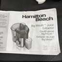 Hamilton Beach Juicer Machine, Big Mouth 3” Feed Chute for Whole Fruits and Vegetables, Easy to Clean, Centrifugal Extractor, Vegetable & Fruit Juicer, BPA Free, 800W Motor, Stainless Steel