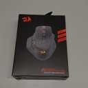 Redragon M811 PRO Wireless MMO Gaming Mouse, 15 Programmable Buttons RGB Gamer Mouse w/Ergonomic Natural Grip Build, 10 Side Macro Keys, Software Supports DIY Keybinds & Backlit (Black)