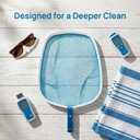 Totority Pool Skimmer Net, Aluminum Frame Leaf Rake for Pool Cleaning