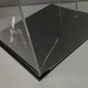 Hat Display Case Baseball Football Cap Display Case Stand Holder Clear Acrylic Box Square UV Protection Cabinet Protection Storage Cover