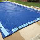 Blue Wave BWC964 Gold 20-ft x 40-ft Rectangular In Ground Pool Winter Cover,Royal Blue, 45' x 25'