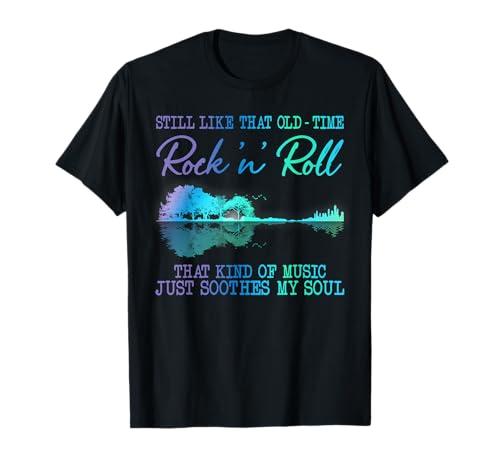 Still Like That Old Time Rock N Roll That Kind of Music T-Shirt, Size S, Black