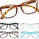 CCVOO Reading Glasses for Women/Men, Eyeglasses, Blue Light Readers for Women/Men, Computer Eye Glasses, Cheaters +2.0
