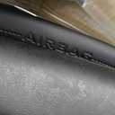 HChengkikz Car Seat Covers Full Set, Full-Wrap Waterproof Faux Leather with Memory Foam Lumbar Support, Airbag Compatible, Universal Fit for SUV Truck Pickup Sedan (Black)