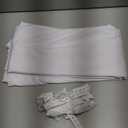 Stretchy Box Spring Cover Queen Size - Jersey Knit & Stretchy Wrap Around 4 Sides Bed Skirt for Hotel & Home, Wrinkle & Fading Resistant Fits Queen Size Beds, White