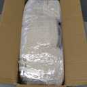 Mini Toddler Chair Comfy 1-2 Years Old - 17.3'' Compact Kids Couch with Carry Handle, Soft Teddy Plush Baby Chair, Washable Cover & Sturdy Design for Nursery & Playroom - White