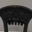 Firewood Kindling Splitter, Manual Log Splitter, Cast Iron Log Splitting Wedge, Heavy Duty Wood Splitter Tool with Cover (Black)