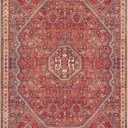 Keen Home Design 6x9 Rug - Machine Washable Area Rug with Non-Slip Backing, Ideal for Living Room, Dining Room, Bedroom - Vintage, Easy Clean, Durable, Low Pile Rug - (6' x 9')
