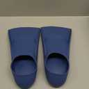 Gintenco Swim Fins, Kids Swim Training Fins for Lap Swimming, Travel Size Flippers with Mesh Bag, Silicone Swimming Fins for Kids Teens Adults Women Men (XL(US Men 8-9.5/ US Women 8.5-10), Light Blue)