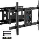 PERLESMITH Full Motion TV Wall Mount for 37-75 Inch TVs up to 132 lbs, TV Mount with Swivel Articulating Arm, Wall Mount Bracket Fits 12"/16" Wood Studs, Tool-Free Tilt, Max Vesa 600x400mm