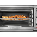 Gourmia GTF7350 6-in-1 Multi-function, Stainless Steel Air Fryer Oven - 6 Cooking Functions - Fry Basket, Oven Rack, Baking Pan & Crumb Tray, Included + Recipe Book