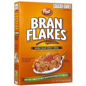 Post Bran Flakes, 16 Oz (EXP 05/31/27)