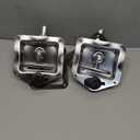 Tutor Auto 2-Pack T-Handle Latches, Truck Bed Tool Box Latch with Highly Polished Stainless Steel Locks, Gaskets, and 4 Keys - for RV, Camper, Truck, Trailer, Toolbox