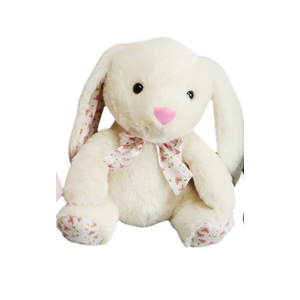 Holiday Home 12" Cream Bunny Plush